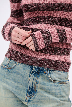 SPACE DYED Yarn Mix Pullover, Multicolor from ODEEH 