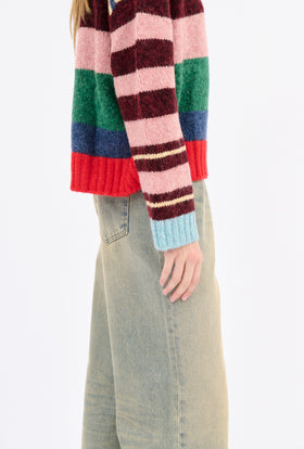 ALPACA WOOL MIX Pullover, Multicolor from ODEEH 