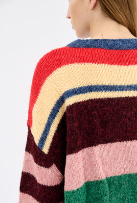 ALPACA WOOL MIX Pullover, Multicolor from ODEEH 