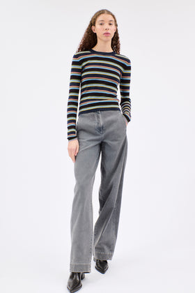 STRIPES Pullover, Bordeaux from ODEEH 