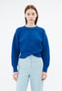 Cotton Hemp Structure Pullover, Vermeer Blue from ODEEH 