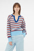 Structured Lines Pullover, Himmelblau from ODEEH 