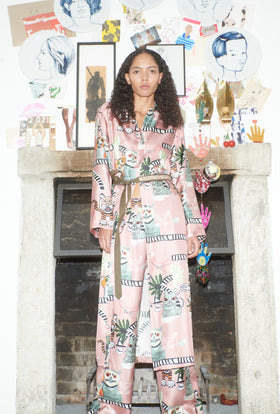 Cats & Tigers Kleid, Blush from ODEEH 